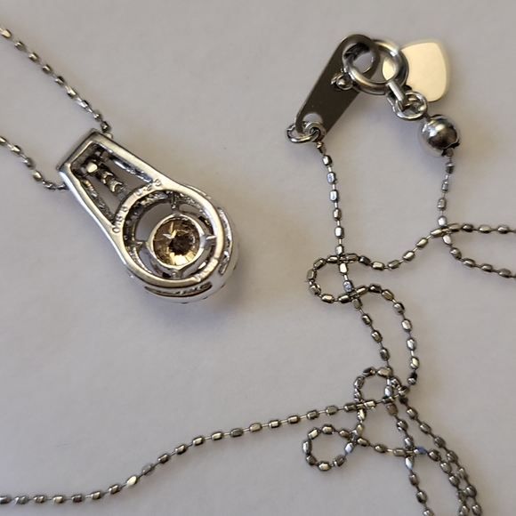 Choco Diamond 0.66c and 0.23c white Natural diamond necklace - Picture 6 of 14